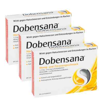 Dobensana Honig und Zitronengeschmack 1,2mg0,6mg 24 stk 3x24 stk von Reckitt Benckiser Deutschland PZN 08100120