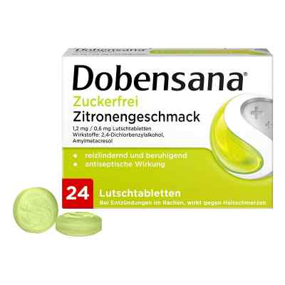 Dobensana Zuckerfrei Zitronengeschmack 1,2mg/0,6mg 24 stk von Reckitt Benckiser Deutschland PZN 11128074