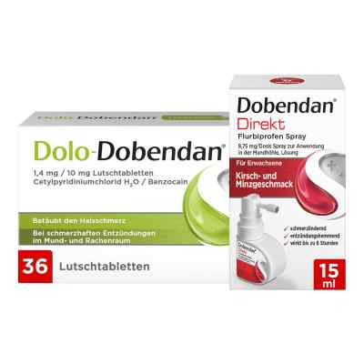 Dolo-Dobendan Set gegen Halsschmerzen 1 stk von Reckitt Benckiser Deutschland PZN 08100027
