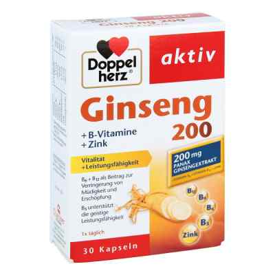 Doppelherz Ginseng 200+b-vitamine+zink Kapseln 30 stk von Queisser Pharma GmbH & Co. KG PZN 13926153