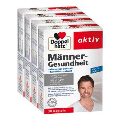 Doppelherz Männer-Gesundheit Kapseln 4x30 stk von Queisser Pharma GmbH & Co. KG PZN 08100282