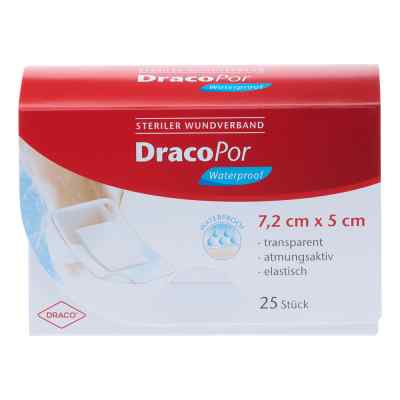 Dracopor waterproof Wundverband steril 5x7,2cm 25 stk von Dr. Ausbüttel & Co. GmbH PZN 00114092