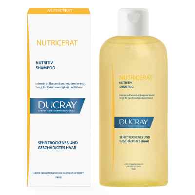 Ducray Nutricerat nutritiv Shampoo trockenes Haar 200 ml von PIERRE FABRE DERMO KOSMETIK Gm PZN 12801610