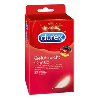 Durex Gefühlsecht Kondome 22 stk von Reckitt Benckiser Deutschland PZN 06586952