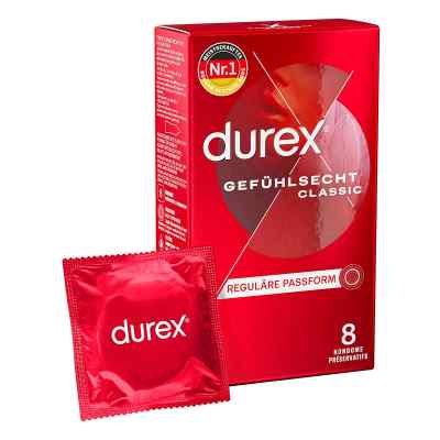 Durex Gefühlsecht Kondome 8 stk von Reckitt Benckiser Deutschland PZN 10404856
