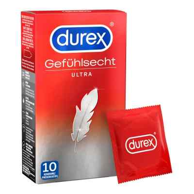 Durex Gefühlsecht Ultra Kondome 10 stk von Reckitt Benckiser Deutschland PZN 06730366