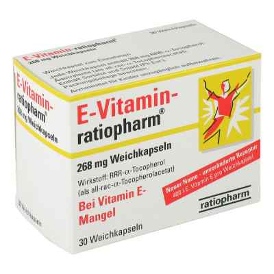 E Vitamin ratiopharm Kapseln 30 stk von ratiopharm GmbH PZN 09385237