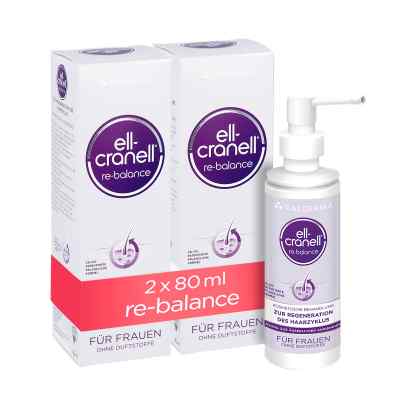 Ell-cranell re-balance für Frauen Lösung 12-Wochen-Kur 2x80 ml von Galderma Laboratorium GmbH PZN 08100160
