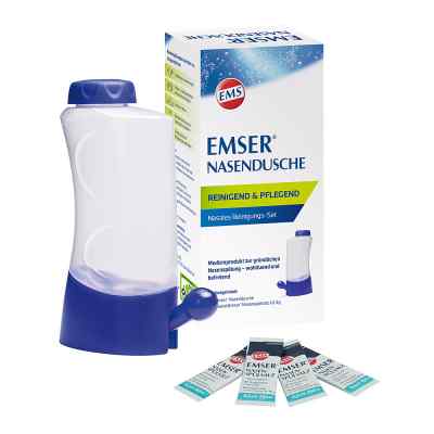 Emser Nasendusche mit 4 Beutel nasenspülsalz 1 stk von SIEMENS & Co PZN 12615385