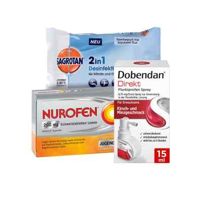 Erkältungsset Dobendan, Nurofen, Sagrotan 1 stk von Reckitt Benckiser Deutschland PZN 08100123