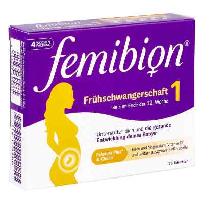 Femibion 1 Frühschwangerschaft Tabletten 28 stk von Merck Selbstmedikation GmbH PZN 15199964