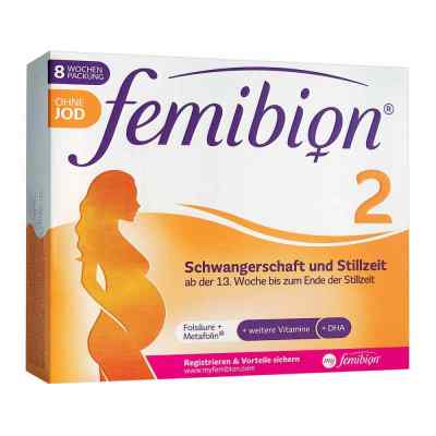 Femibion 2 Schwangerschaft+stillzeit ohne Jod Tab. 2X60 stk von Merck Selbstmedikation GmbH PZN 15200041