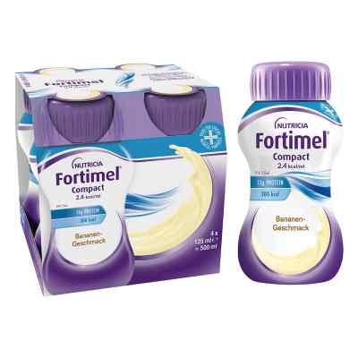Fortimel Compact 2.4 Bananengeschmack 4X125 ml von Nutricia GmbH PZN 10743506