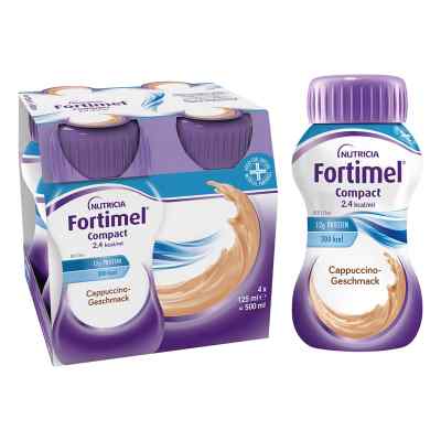 Fortimel Compact 2.4 Cappuccinogeschmack 4X125 ml von Nutricia GmbH PZN 10743529