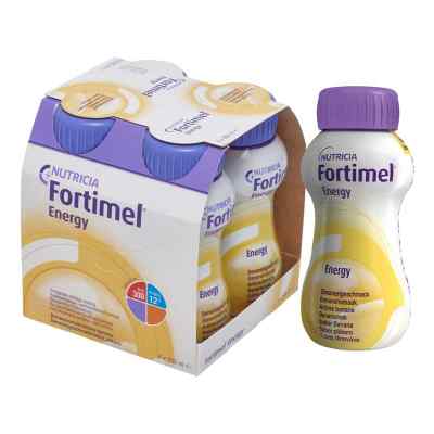 Fortimel Energy Bananengeschmack 4X200 ml von Nutricia GmbH PZN 01125293