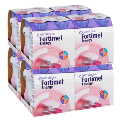 Fortimel Energy Erdbeergeschmack 32x200 ml von Nutricia GmbH PZN 08100341