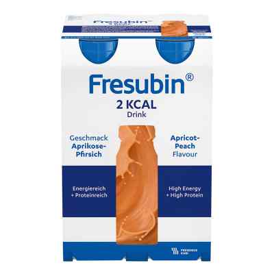 Fresubin 2 kcal Drink Aprikose Pfirsich Trinkflasche 4X200 ml von Fresenius Kabi Deutschland Gmb PZN 06964704