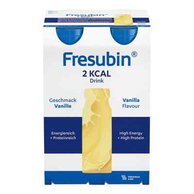 Fresubin 2 kcal Drink Vanille Trinkflasche 4X200 ml von Fresenius Kabi Deutschland Gmb PZN 00063779