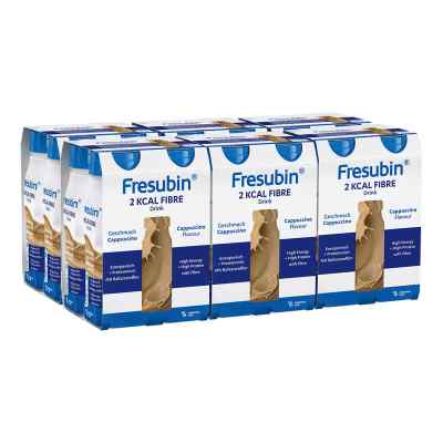 Fresubin 2 kcal fibre Drink Cappuccino Trinkflasche 24x200 ml von Fresenius Kabi Deutschland Gmb PZN 08100364
