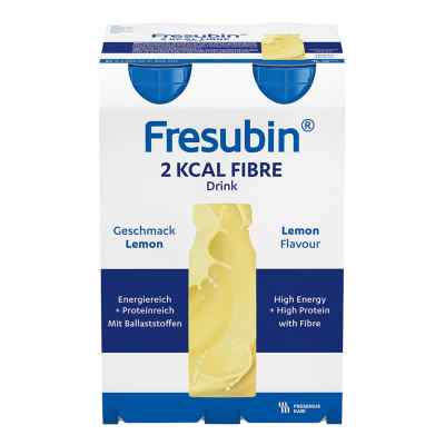 Fresubin 2 kcal fibre Drink Lemon Trinkflasche 4X200 ml von Fresenius Kabi Deutschland Gmb PZN 06964667