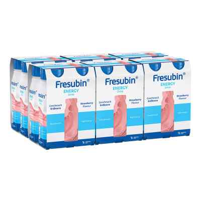 Fresubin Energy Drink Erdbeere Trinkflasche 24x200 ml von Fresenius Kabi Deutschland Gmb PZN 08100323