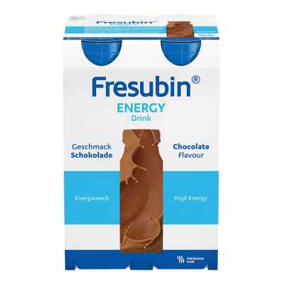 Fresubin Energy Drink Schokolade Trinkflasche 4X200 ml von Fresenius Kabi Deutschland Gmb PZN 03692725