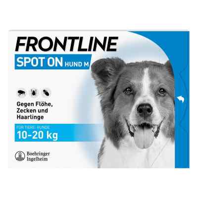 Frontline Spot on Hund 20 veterinär Lösung gegen Floh und Zecke 6 stk von Boehringer Ingelheim Vetmedica PZN 02246395