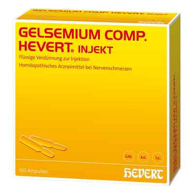Gelsemium Comp.hevert injekt Ampullen 100 stk von Hevert Arzneimittel GmbH & Co. PZN 14179296