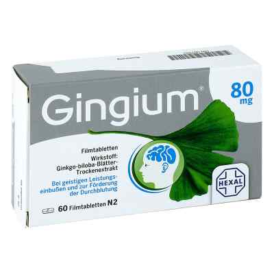 Gingium 80 mg Filmtabletten 60 stk von Hexal AG PZN 14171142