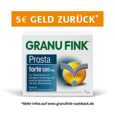 GRANU FINK Prosta forte 500mg 80 stk von Omega Pharma Deutschland GmbH PZN 10011921