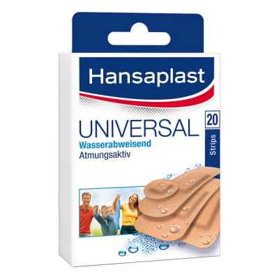 Hansaplast Universal Strips waterres.4 Gröss. 20 stk von Beiersdorf AG PZN 01215211