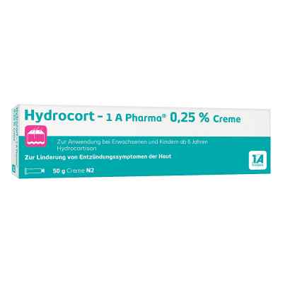 Hydrocort-1a Pharma 0,25% Creme 50 g von 1 A Pharma GmbH PZN 14236858