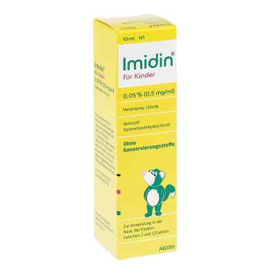 Imidin für Kinder 0,05% 0,5 mg/ml Nasenspray 10 ml von Aristo Pharma GmbH PZN 11587451