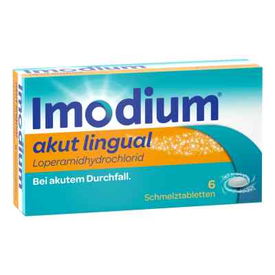 Imodium akut lingual 6 stk von Johnson & Johnson GmbH (OTC) PZN 01689848