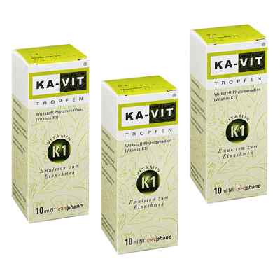 Ka Vit Tropfen 3X10  von INFECTOPHARM Arzn.u.Consilium PZN 08100429