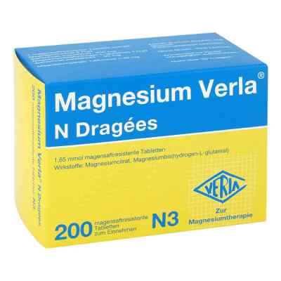 Magnesium Verla N Dragees 200 stk von Verla-Pharm Arzneimittel GmbH PZN 04911945