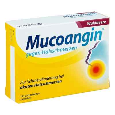 Mucoangin gegen Halsschmerzen Waldbeere 18 stk von Sanofi-Aventis Deutschland Gmb PZN 07314486