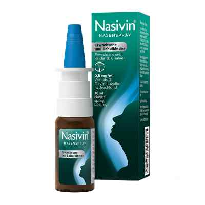 Nasivin Nasenspray Erwachsene und Schulkinder 10 ml von Merck Selbstmedikation GmbH PZN 13246091