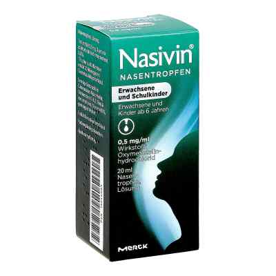 Nasivin Nasentropfen Erwachsene und Schulkinder 20 ml von Merck Selbstmedikation GmbH PZN 13246085