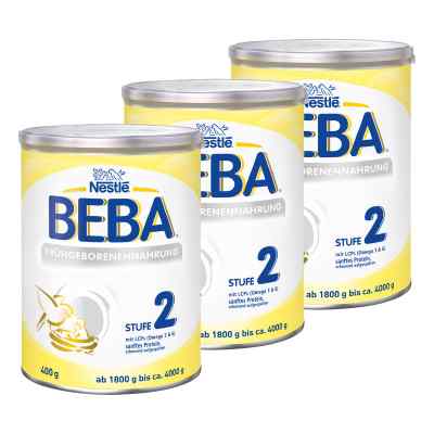 Nestle Beba Frühgeborenen Nahrung Stufe 2 3er Paket 3x400 g von NESTLE Nutrition GmbH PZN 08130217