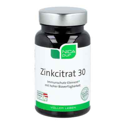 Nicapur Zinkcitrat 30 Kapseln 60 stk von NICApur Supplements GmbH & Co. PZN 14411681