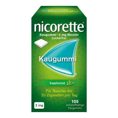 Nicorette 2mg freshmint 105 stk von Johnson & Johnson GmbH (OTC) PZN 03643425