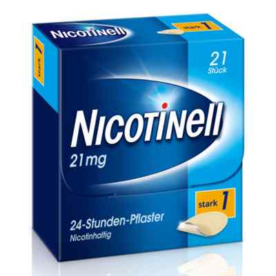 Nicotinell 21 mg (ehemals 52,5 mg) 24-Stunden-Pflaster 21 stk von GlaxoSmithKline Consumer Healt PZN 00110088