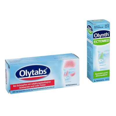 Olytabs 24 stk  Olynth Ectomed Nasenspray 1 Pck von Johnson & Johnson GmbH (OTC) PZN 08100070