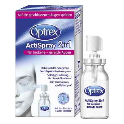 Optrex Actispray 2in1 für trockene+gereizte Augen 10 ml von Reckitt Benckiser Deutschland PZN 10822217
