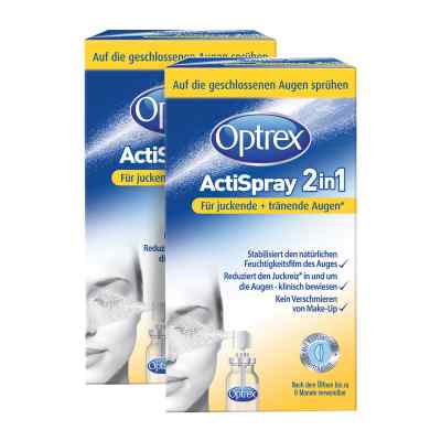 Optrex Actispray2in1 für juckende+tränende Augen 1 Pck von Reckitt Benckiser Deutschland PZN 08100115