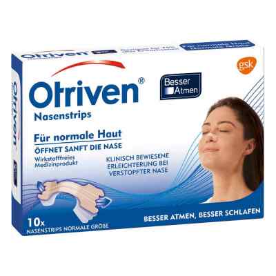 Otriven Besser Atmen Nasenstrips normal beige 10 stk von GlaxoSmithKline Consumer Healt PZN 12555973
