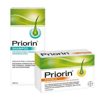 Priorin Kapseln 120er und Shampoo 200 ml 1 stk von Bayer Vital GmbH PZN 08100021
