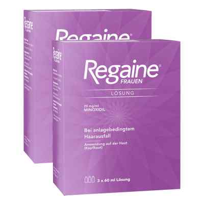 Regaine Frauen 2x3x60 ml von Johnson & Johnson GmbH (OTC) PZN 08100723