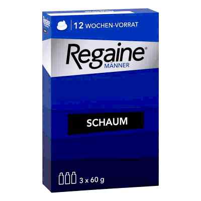 Regaine Männer Schaum 50mg/g 3X60 ml von Johnson & Johnson GmbH (OTC) PZN 09100275